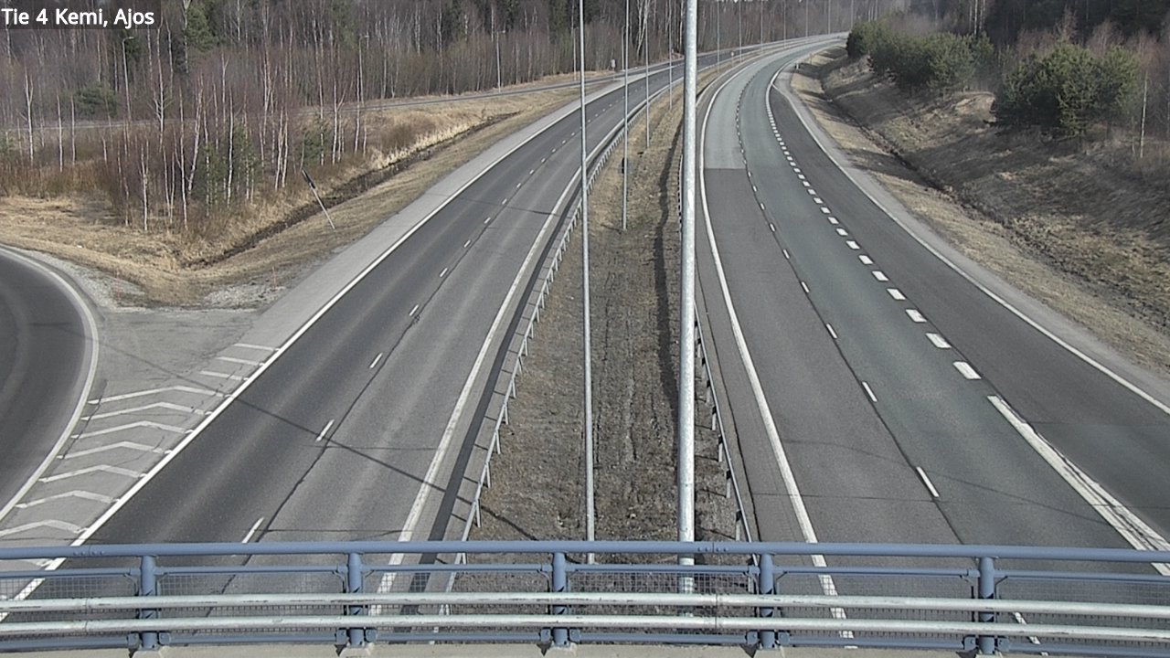 Weather Camera Image Road 4 Kemi, Ajos, Kemi, Lappi