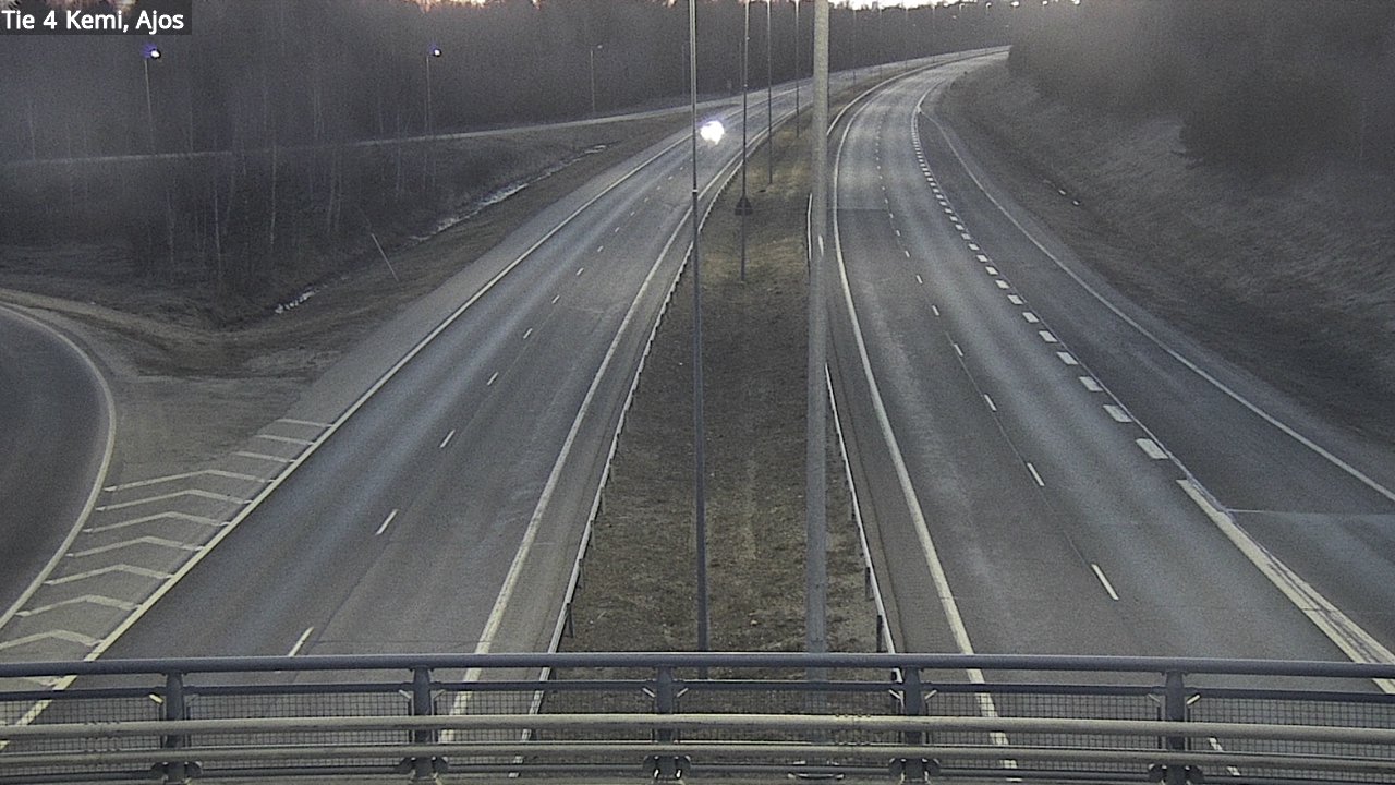 Weather Camera Image Road 4 Kemi, Ajos, Kemi, Lappi