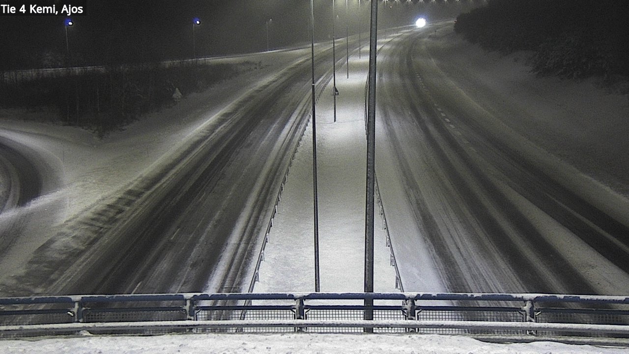 Weather Camera Image Road 4 Kemi, Ajos, Kemi, Lappi