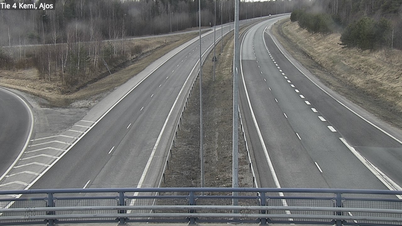 Weather Camera Image Road 4 Kemi, Ajos, Kemi, Lappi