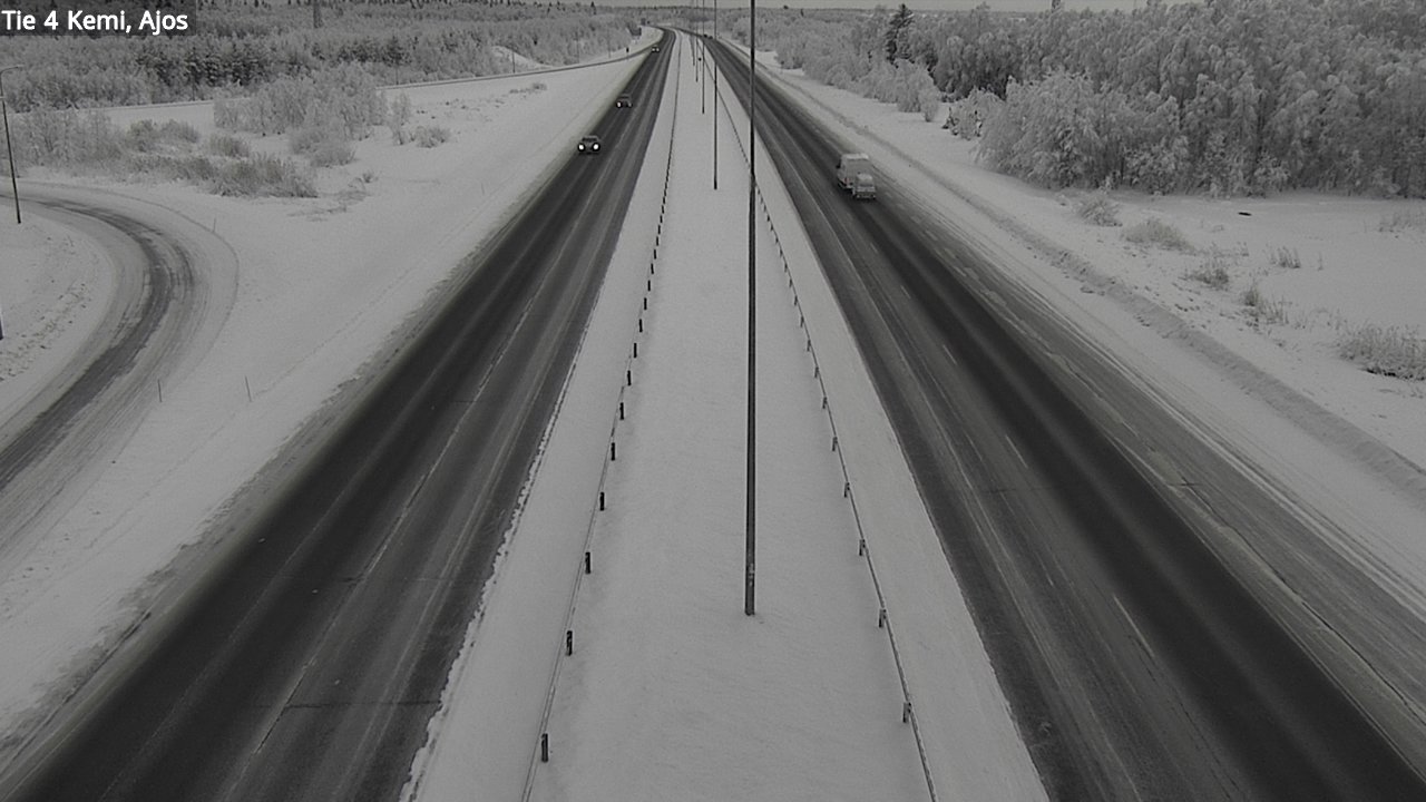 Kelikamerat Kuva Tie 4 Kemi, Ajos, Kemi, Lappi