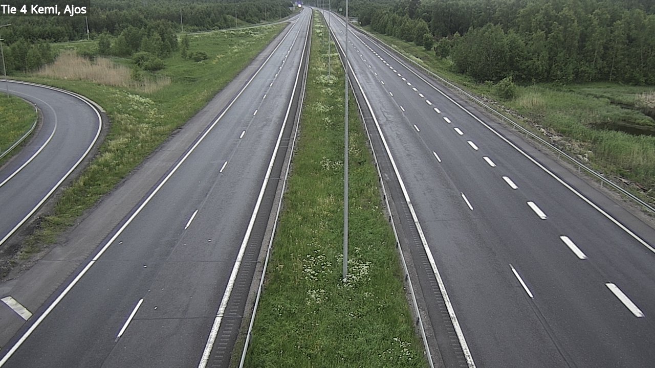 Kelikamerat Kuva Tie 4 Kemi, Ajos, Kemi, Lappi