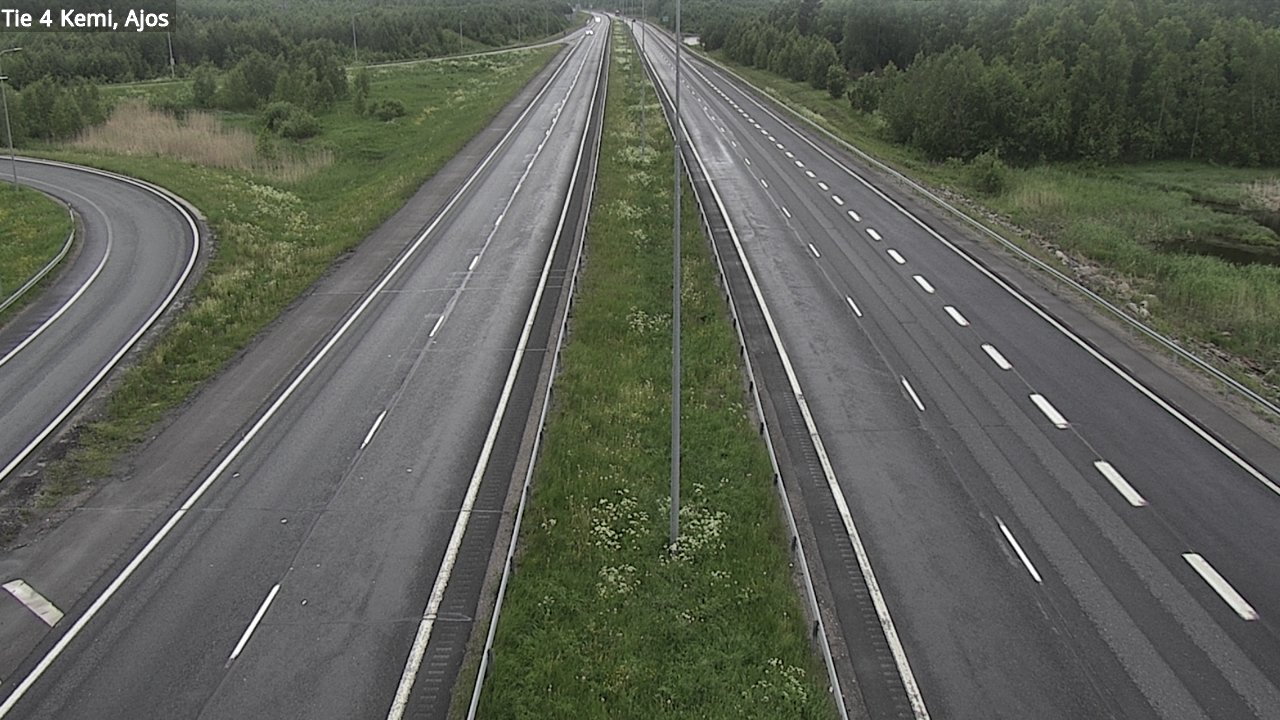 Kelikamerat Kuva Tie 4 Kemi, Ajos, Kemi, Lappi