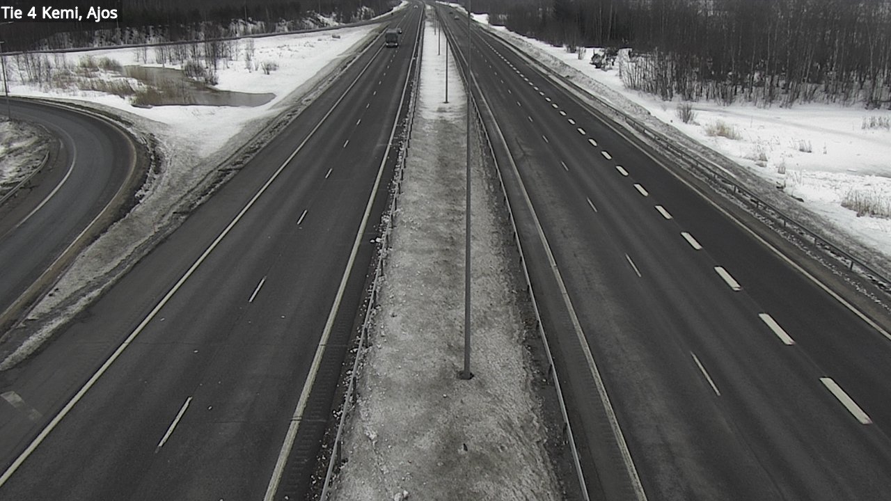 Weather Camera Image Road 4 Kemi, Ajos, Kemi, Lappi