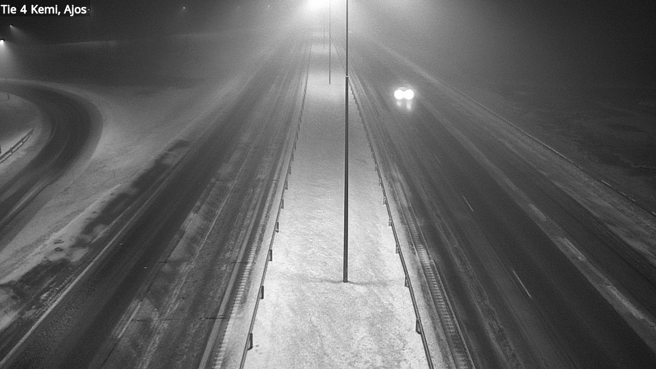 Weather Camera Image Väg 4 Kemi, Ajos, Kemi, Lappi