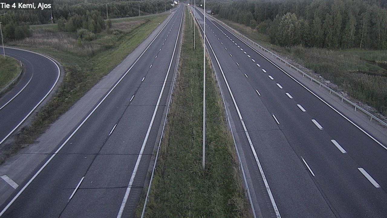 Kelikamerat Kuva Tie 4 Kemi, Ajos, Kemi, Lappi