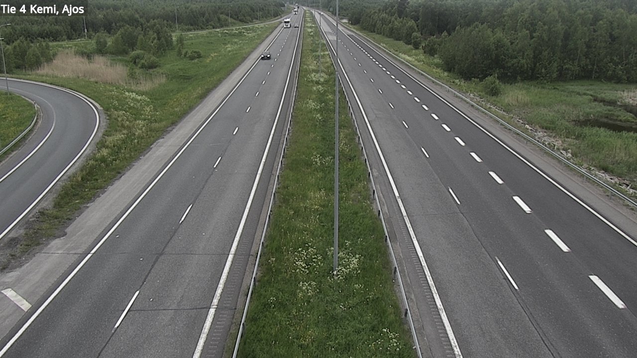 Kelikamerat Kuva Tie 4 Kemi, Ajos, Kemi, Lappi