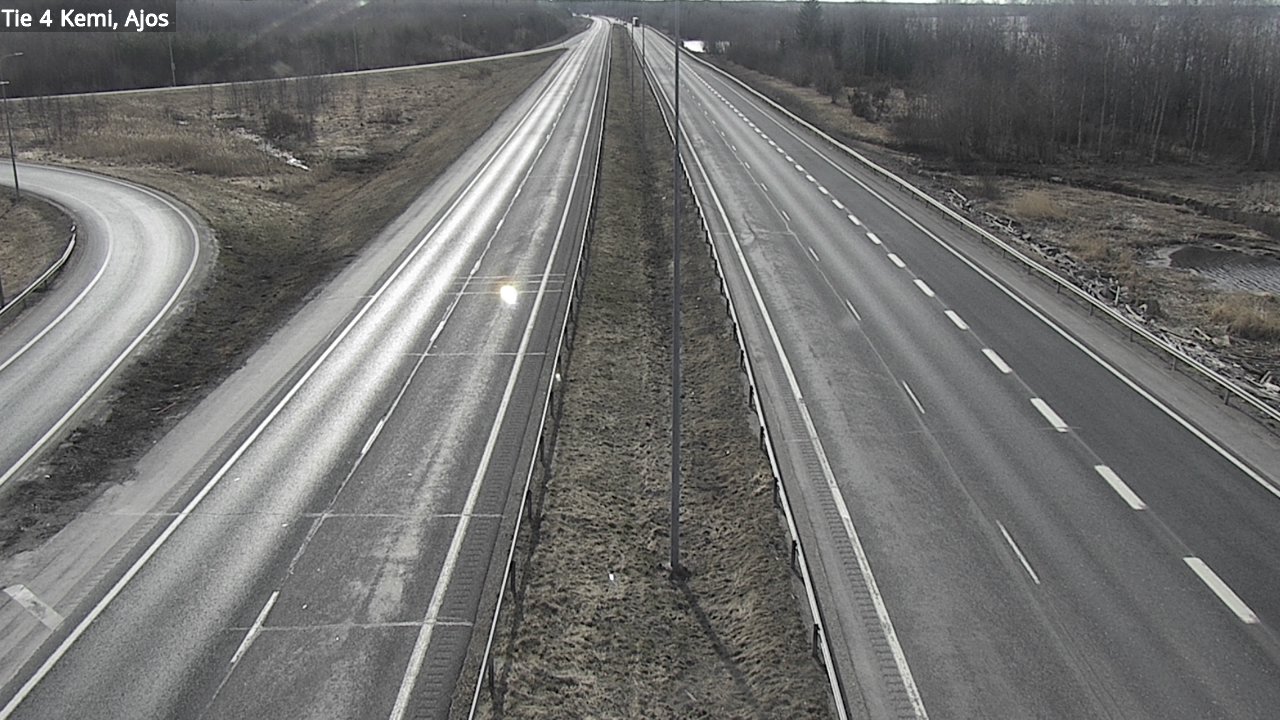 Weather Camera Image Road 4 Kemi, Ajos, Kemi, Lappi