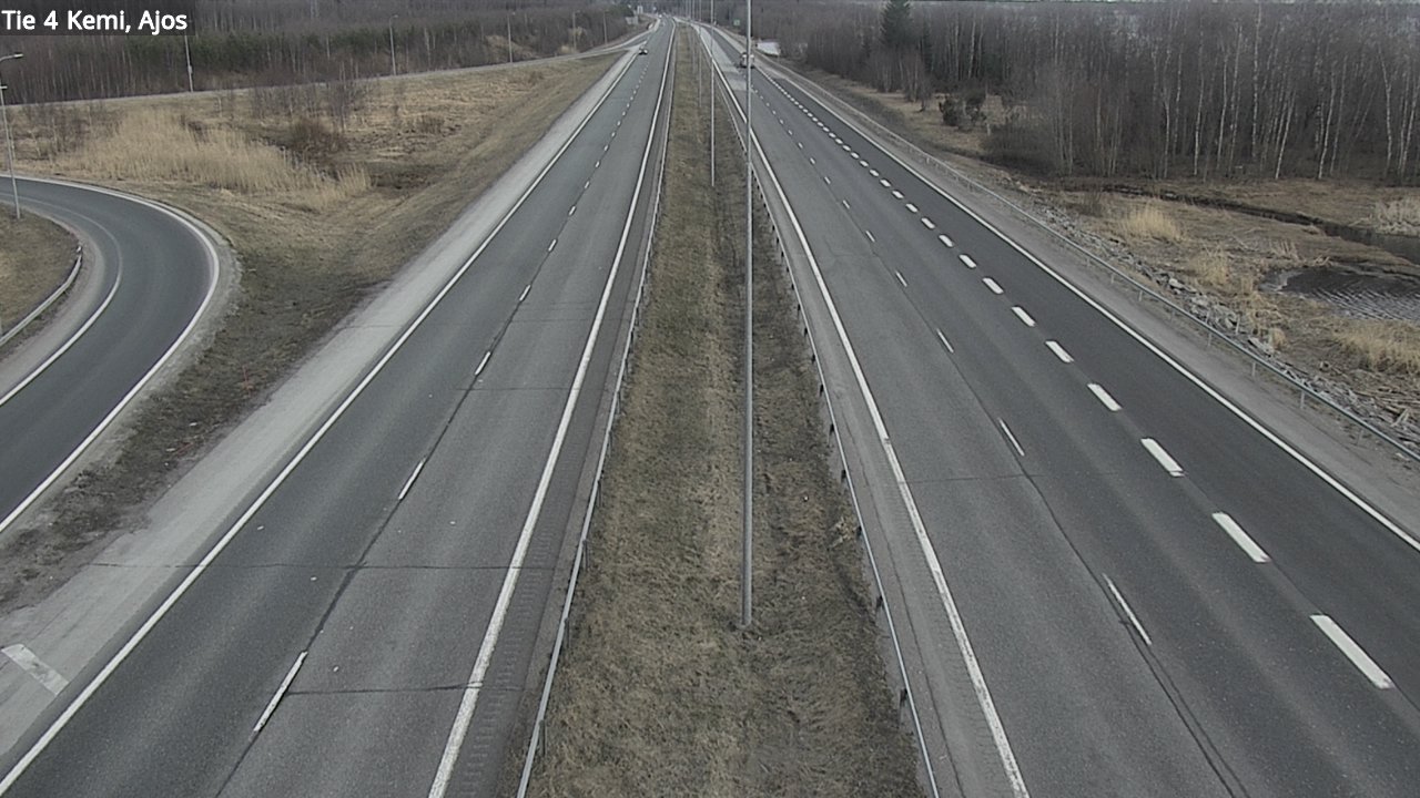 Weather Camera Image Road 4 Kemi, Ajos, Kemi, Lappi