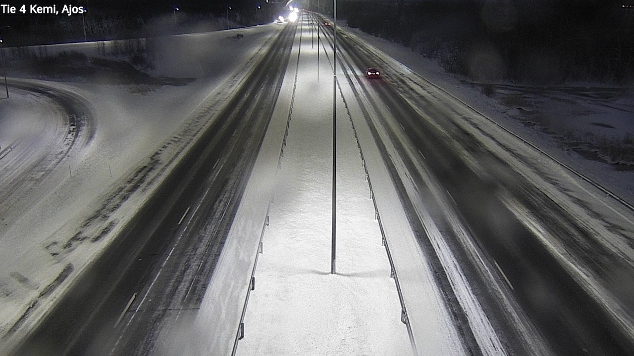 Weather Camera Image Väg 4 Kemi, Ajos, Kemi, Lappi