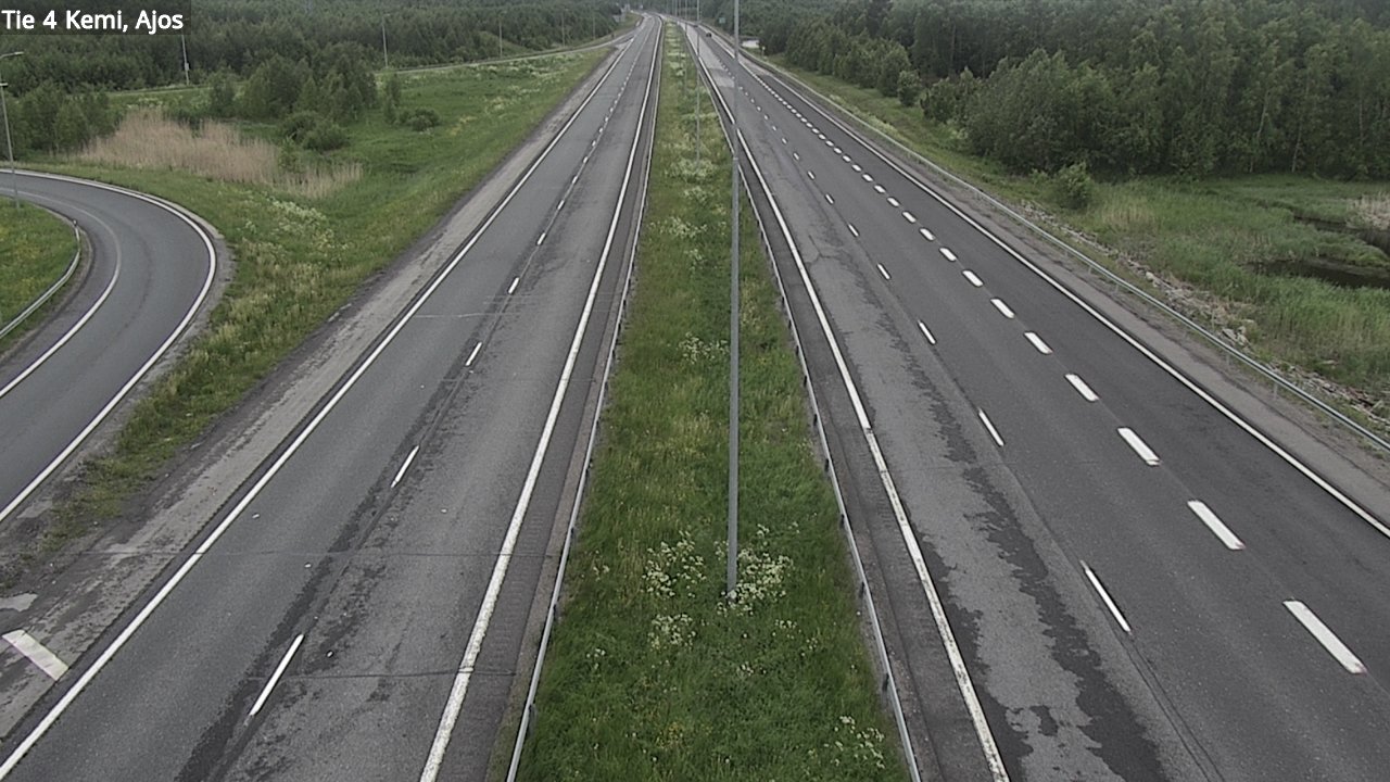Weather Camera Image Road 4 Kemi, Ajos, Kemi, Lappi