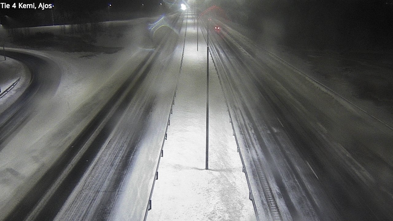 Weather Camera Image Väg 4 Kemi, Ajos, Kemi, Lappi