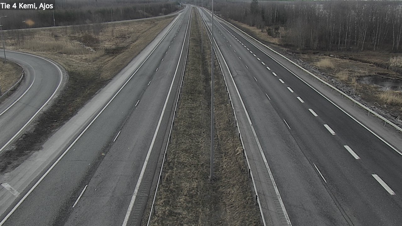 Weather Camera Image Road 4 Kemi, Ajos, Kemi, Lappi