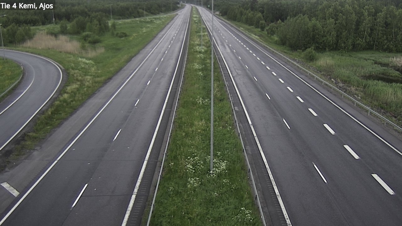 Kelikamerat Kuva Tie 4 Kemi, Ajos, Kemi, Lappi