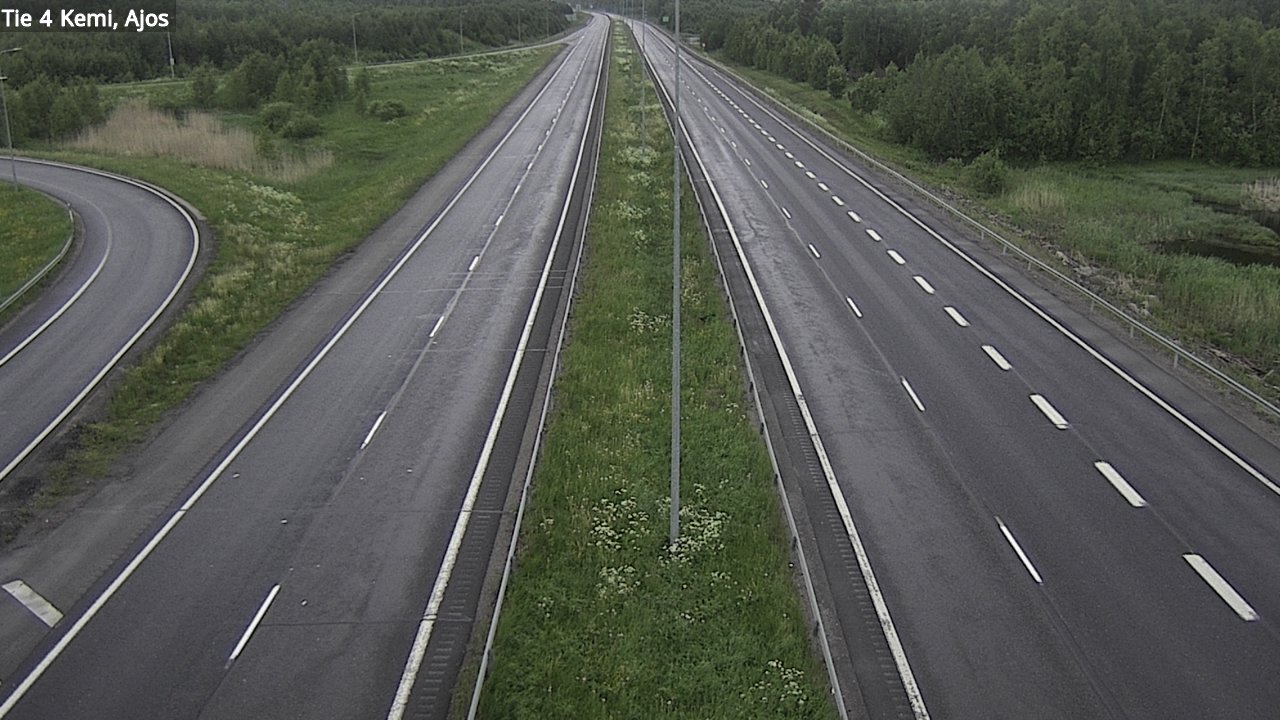 Kelikamerat Kuva Tie 4 Kemi, Ajos, Kemi, Lappi