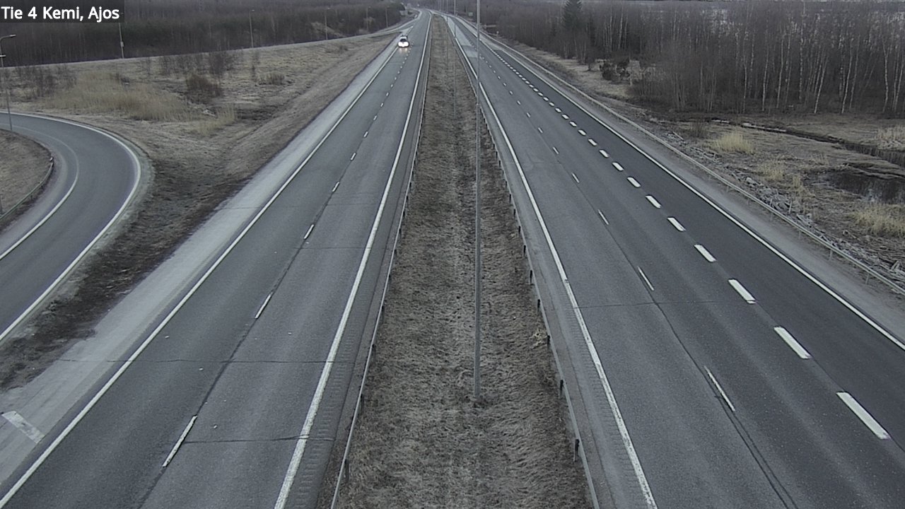 Weather Camera Image Road 4 Kemi, Ajos, Kemi, Lappi