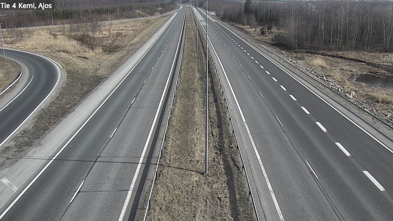 Weather Camera Image Road 4 Kemi, Ajos, Kemi, Lappi