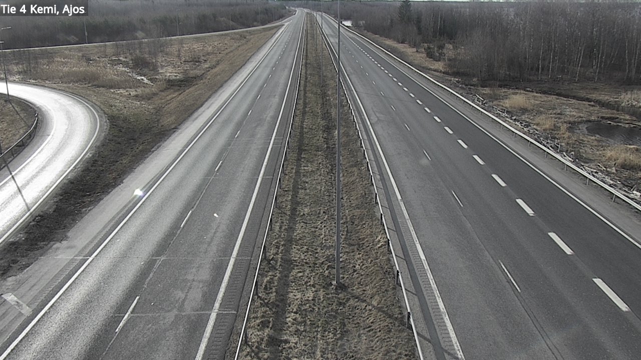 Weather Camera Image Road 4 Kemi, Ajos, Kemi, Lappi