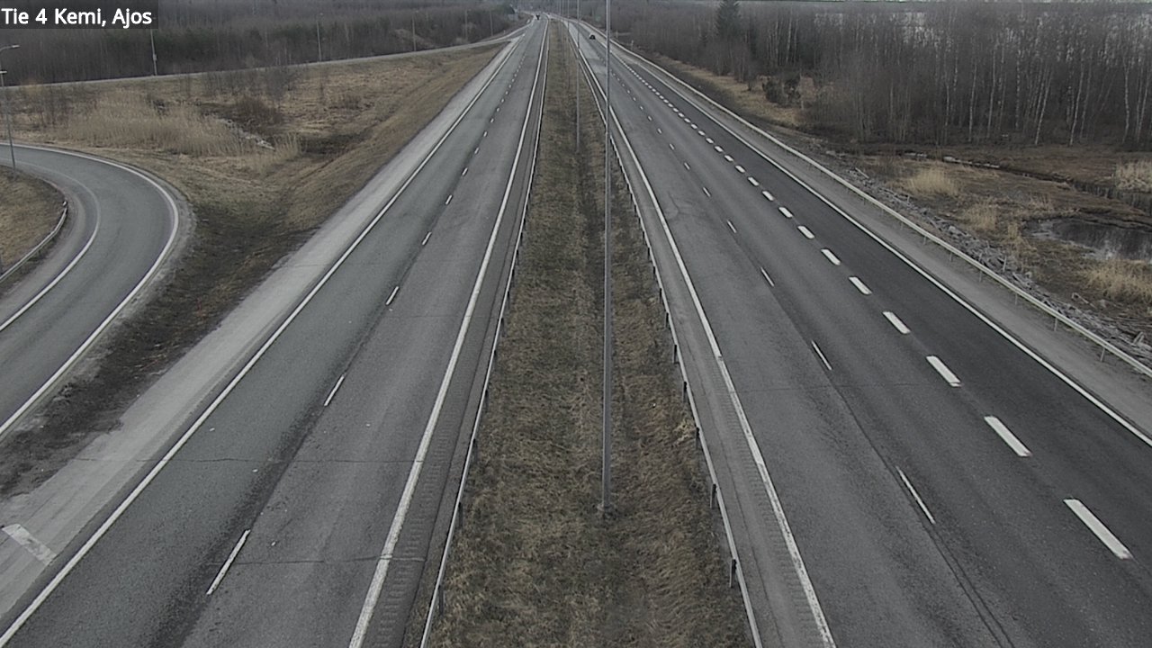 Weather Camera Image Road 4 Kemi, Ajos, Kemi, Lappi