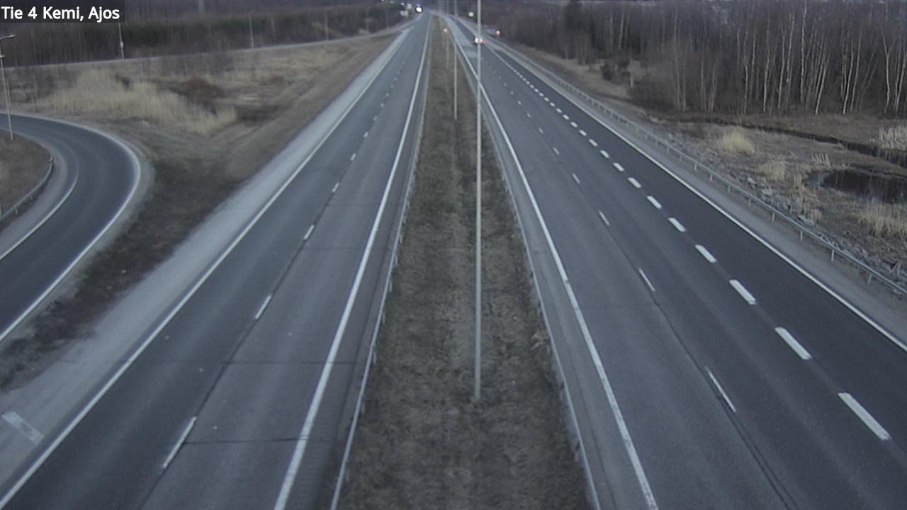 Weather Camera Image Road 4 Kemi, Ajos, Kemi, Lappi
