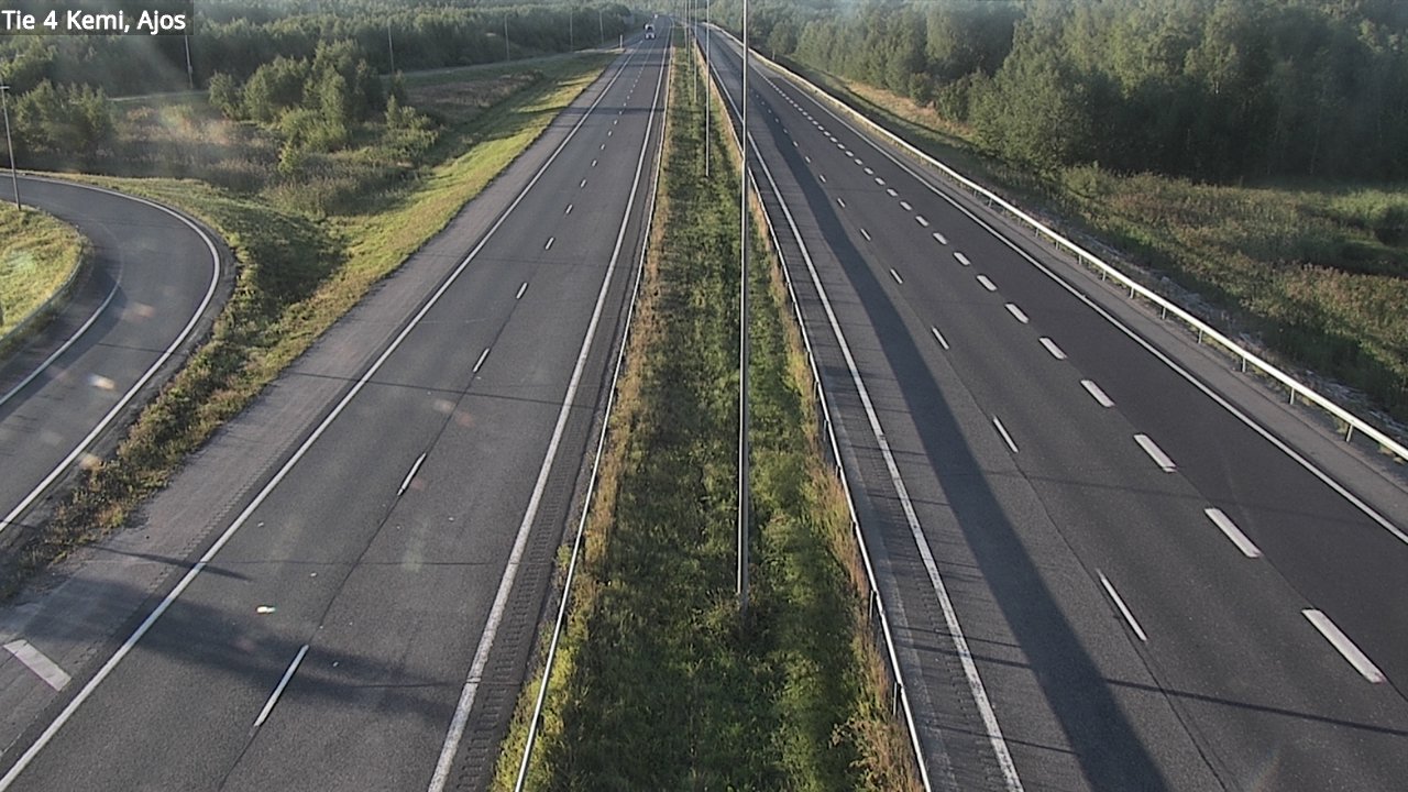 Weather Camera Image Road 4 Kemi, Ajos, Kemi, Lappi