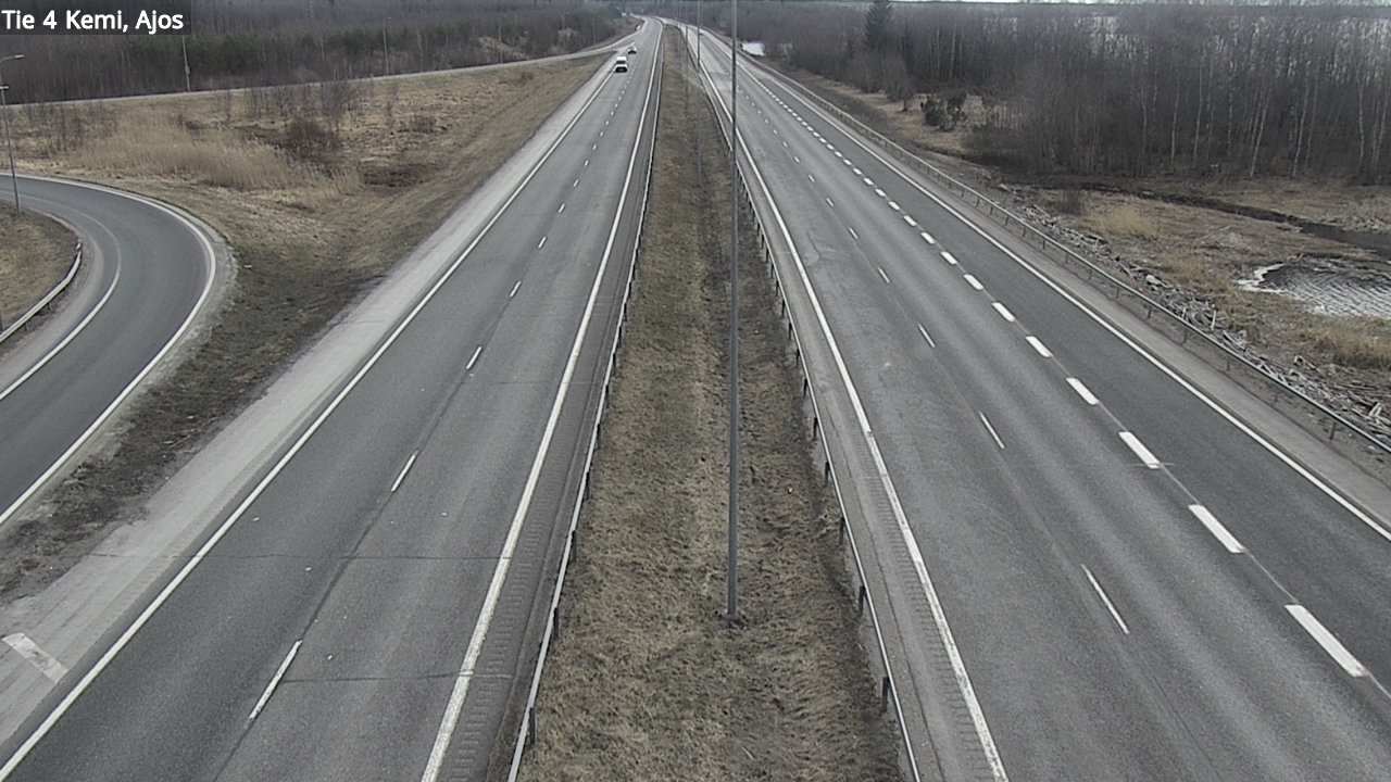 Weather Camera Image Road 4 Kemi, Ajos, Kemi, Lappi