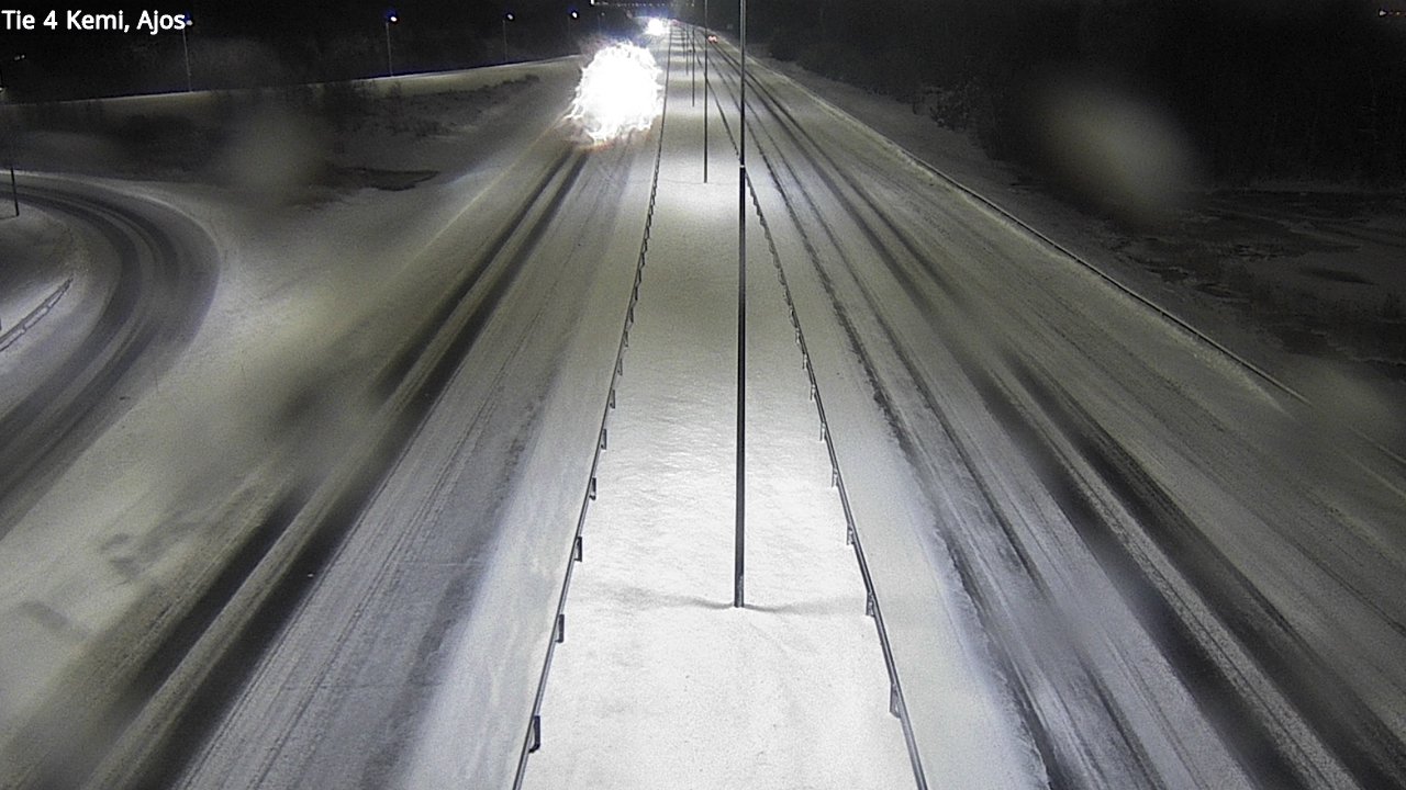 Weather Camera Image Väg 4 Kemi, Ajos, Kemi, Lappi