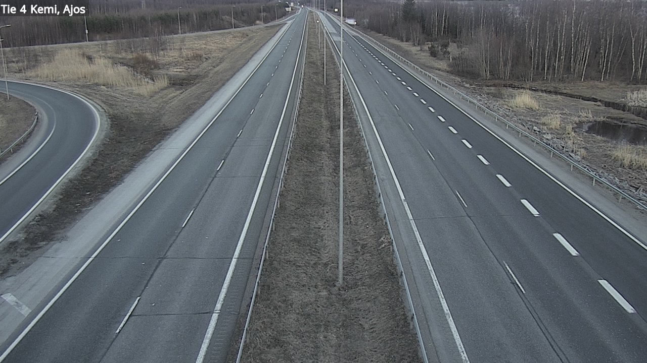 Weather Camera Image Road 4 Kemi, Ajos, Kemi, Lappi