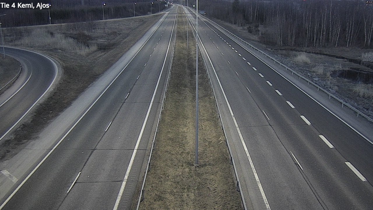 Weather Camera Image Road 4 Kemi, Ajos, Kemi, Lappi