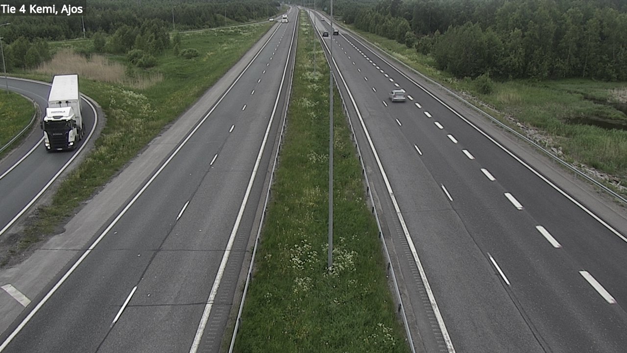 Kelikamerat Kuva Tie 4 Kemi, Ajos, Kemi, Lappi