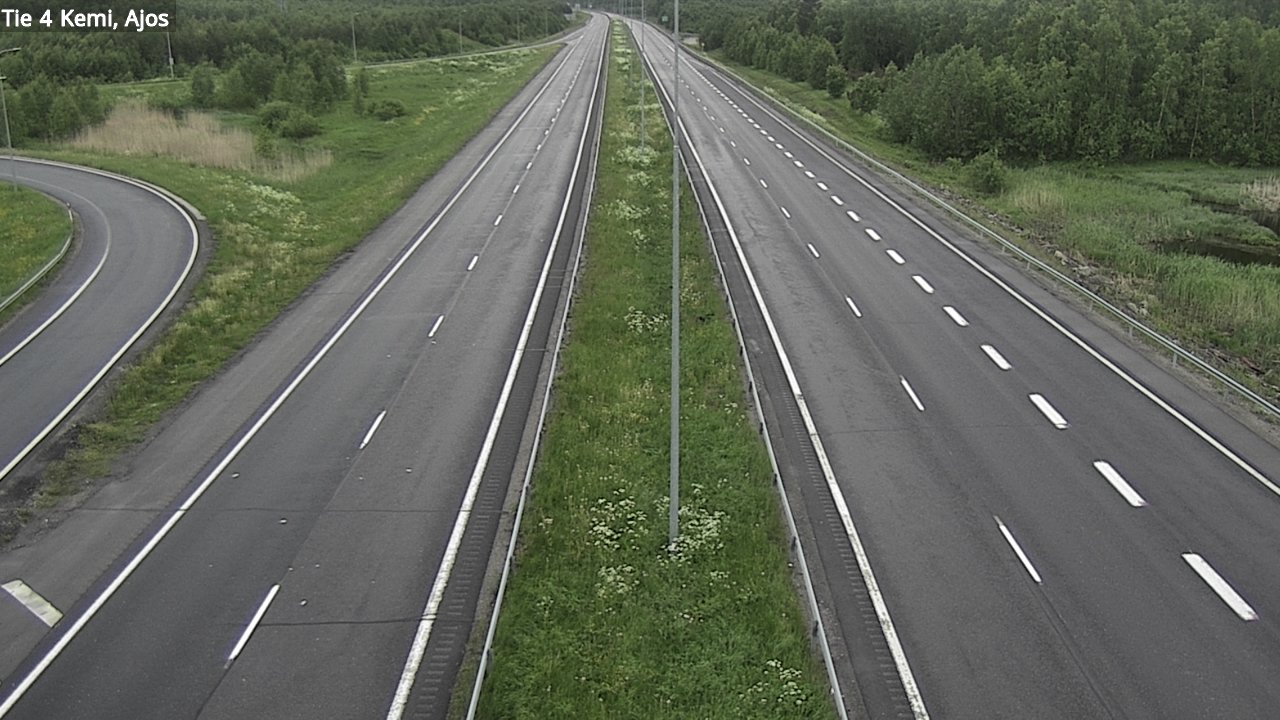 Kelikamerat Kuva Tie 4 Kemi, Ajos, Kemi, Lappi