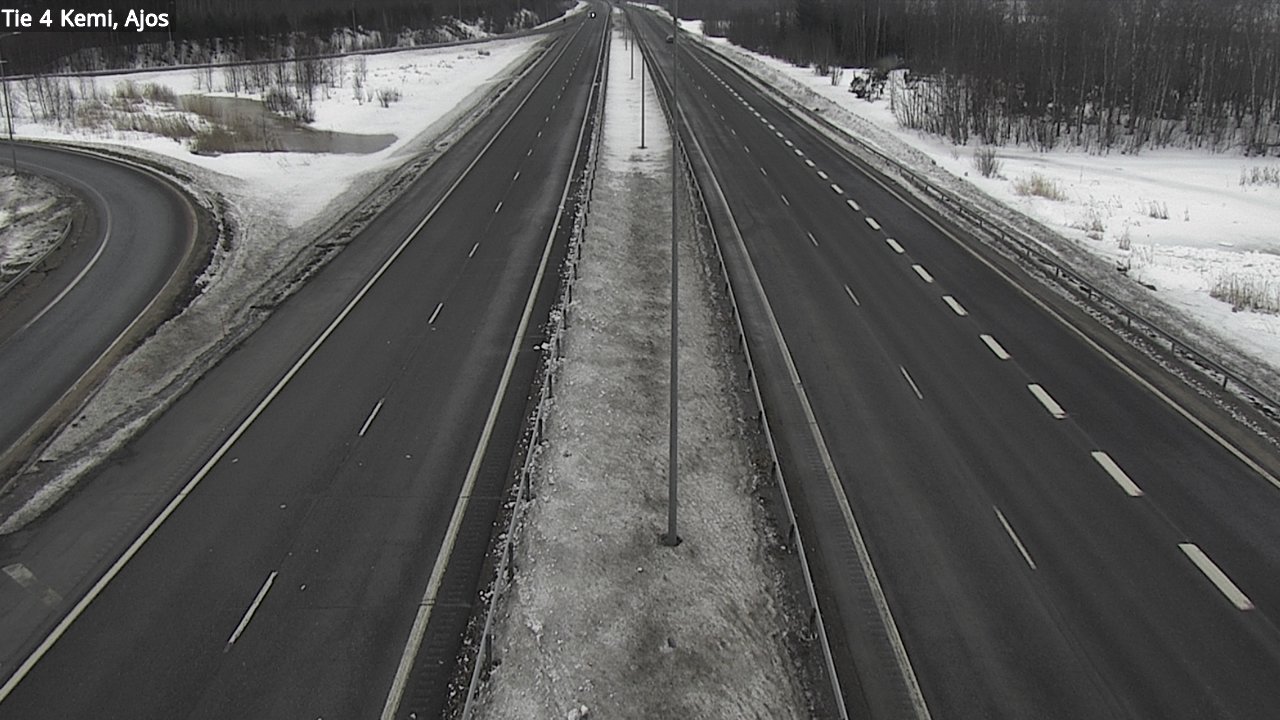 Kelikamerat Kuva Tie 4 Kemi, Ajos, Kemi, Lappi