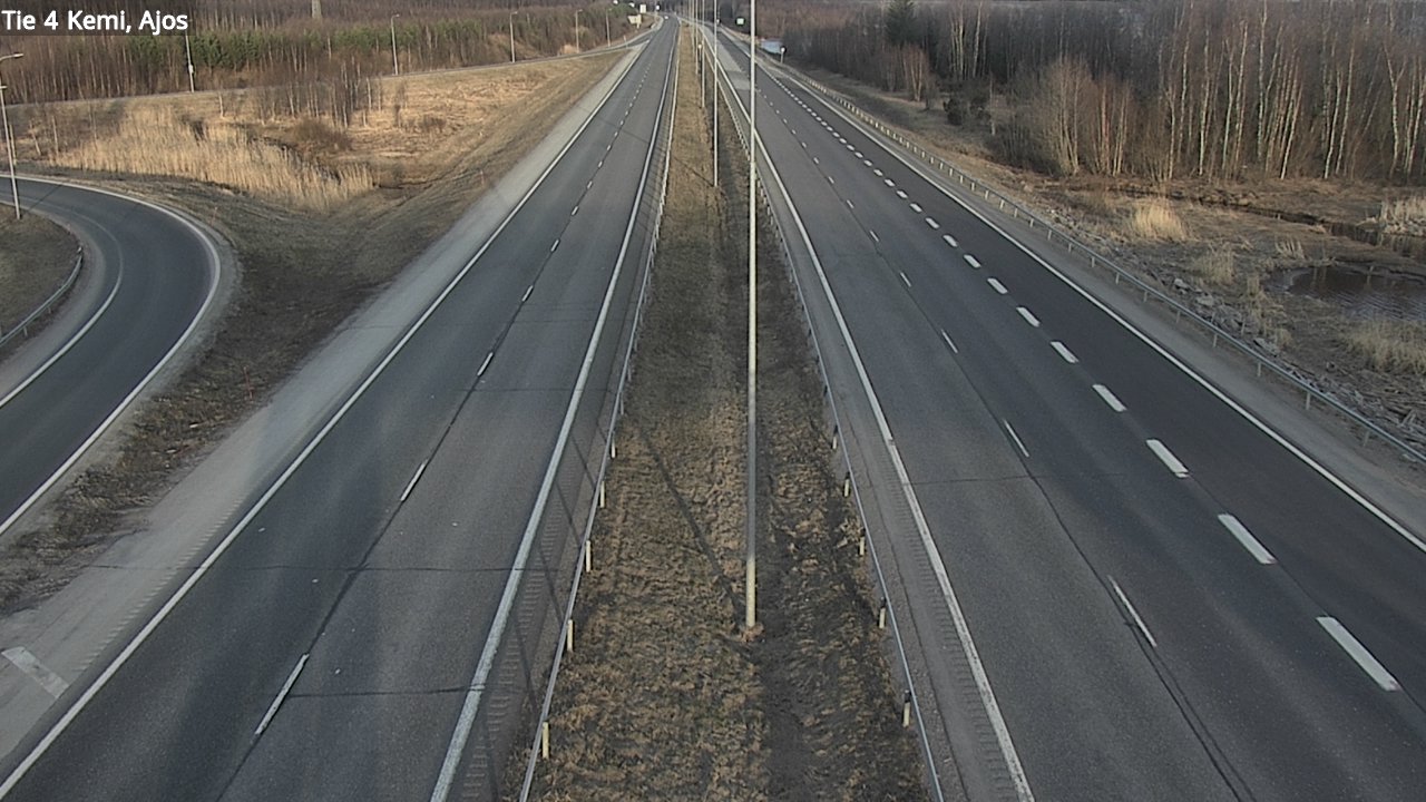 Weather Camera Image Road 4 Kemi, Ajos, Kemi, Lappi
