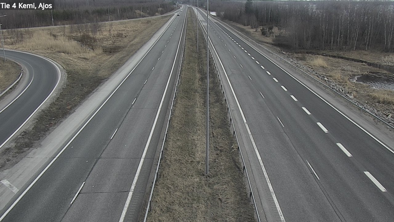 Weather Camera Image Road 4 Kemi, Ajos, Kemi, Lappi