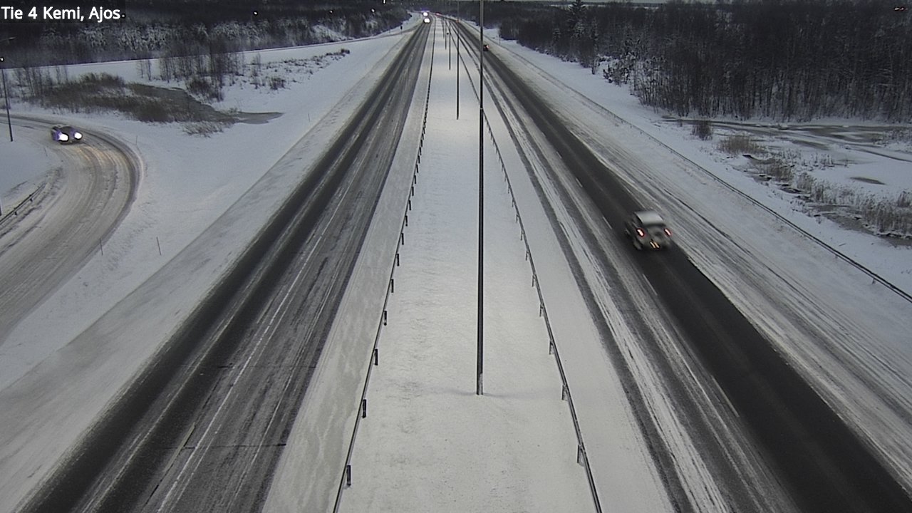 Weather Camera Image Väg 4 Kemi, Ajos, Kemi, Lappi