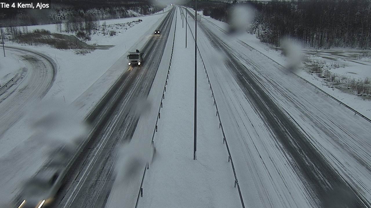 Weather Camera Image Väg 4 Kemi, Ajos, Kemi, Lappi