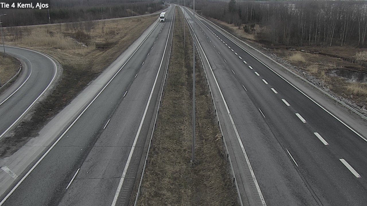 Weather Camera Image Road 4 Kemi, Ajos, Kemi, Lappi