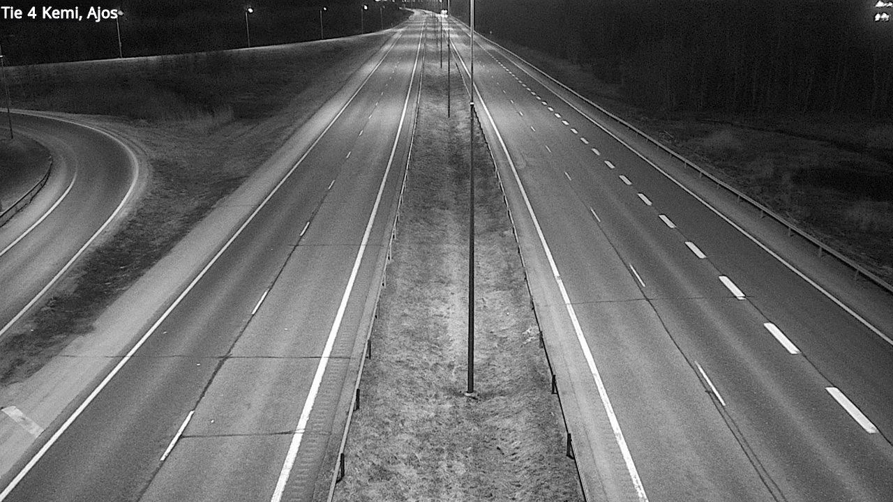 Weather Camera Image Road 4 Kemi, Ajos, Kemi, Lappi