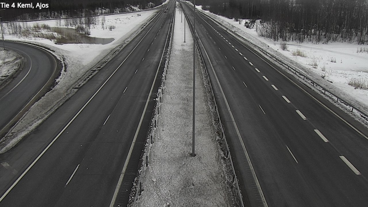 Kelikamerat Kuva Tie 4 Kemi, Ajos, Kemi, Lappi