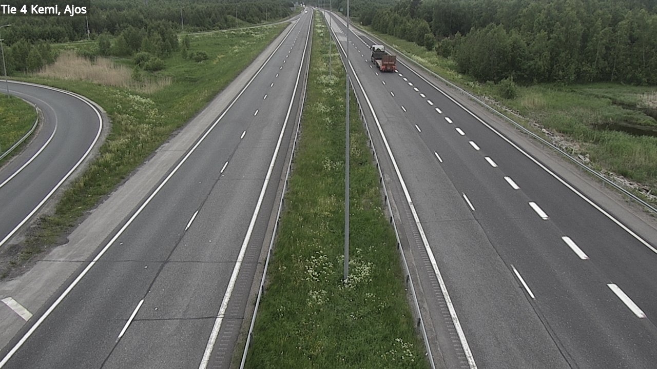 Kelikamerat Kuva Tie 4 Kemi, Ajos, Kemi, Lappi