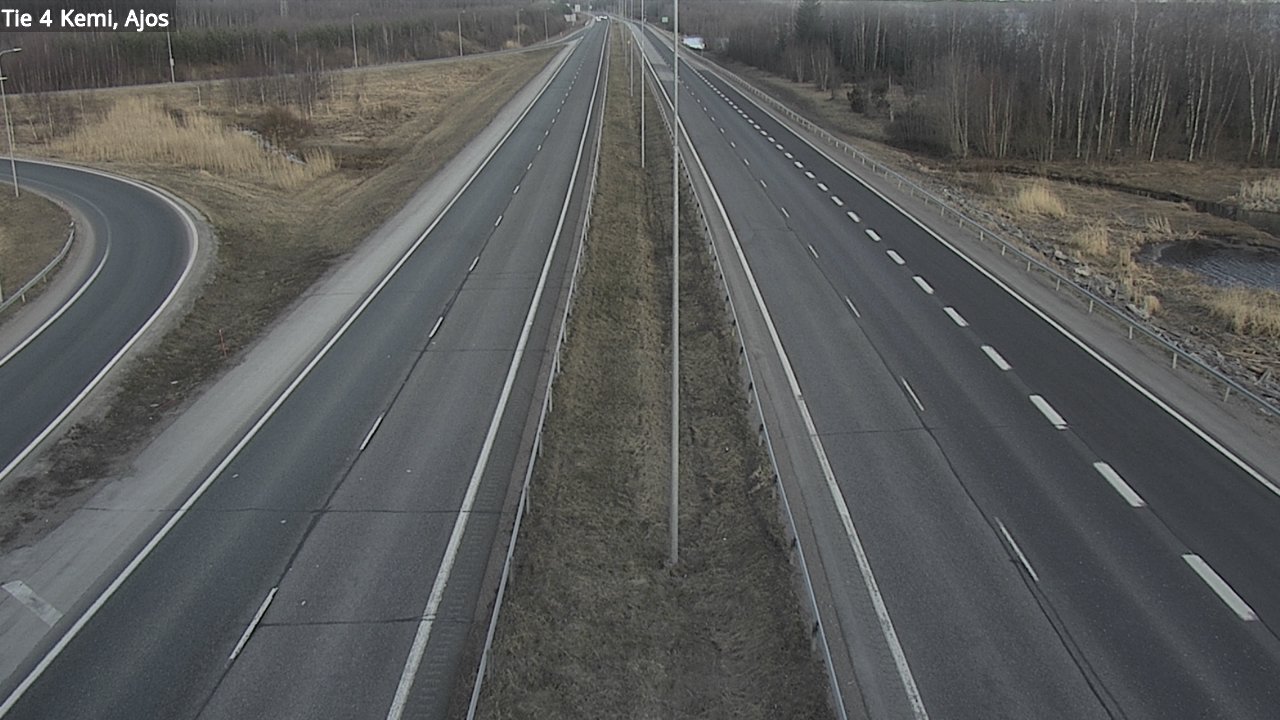 Weather Camera Image Road 4 Kemi, Ajos, Kemi, Lappi