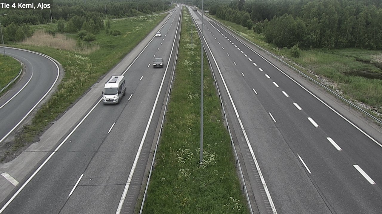 Kelikamerat Kuva Tie 4 Kemi, Ajos, Kemi, Lappi