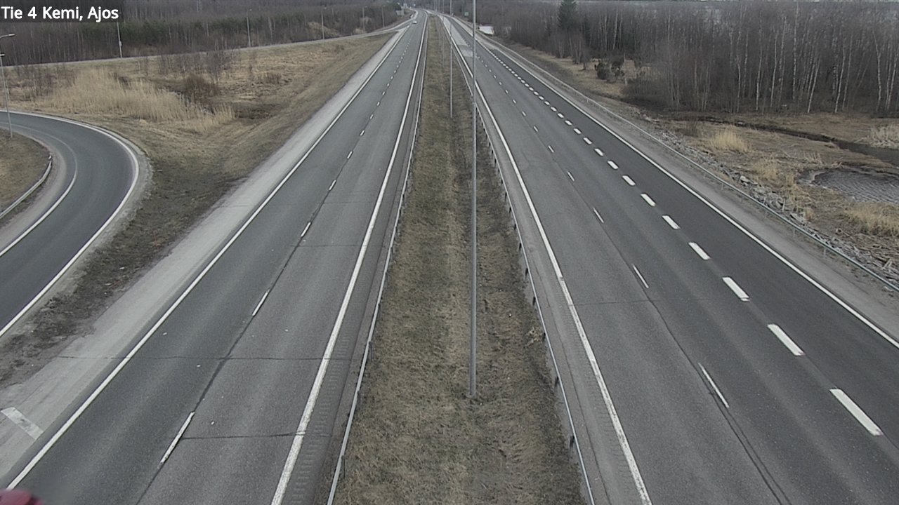 Weather Camera Image Road 4 Kemi, Ajos, Kemi, Lappi