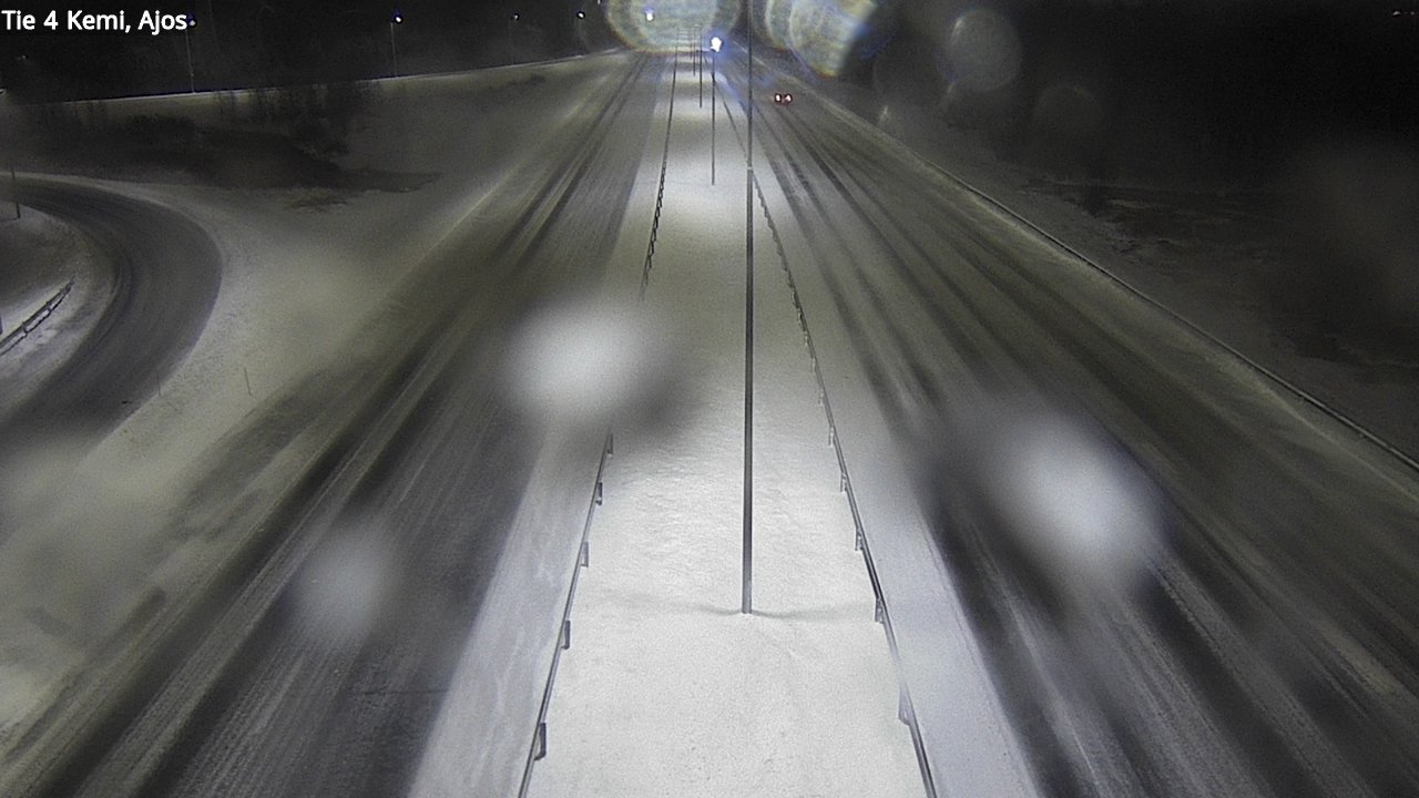 Weather Camera Image Väg 4 Kemi, Ajos, Kemi, Lappi