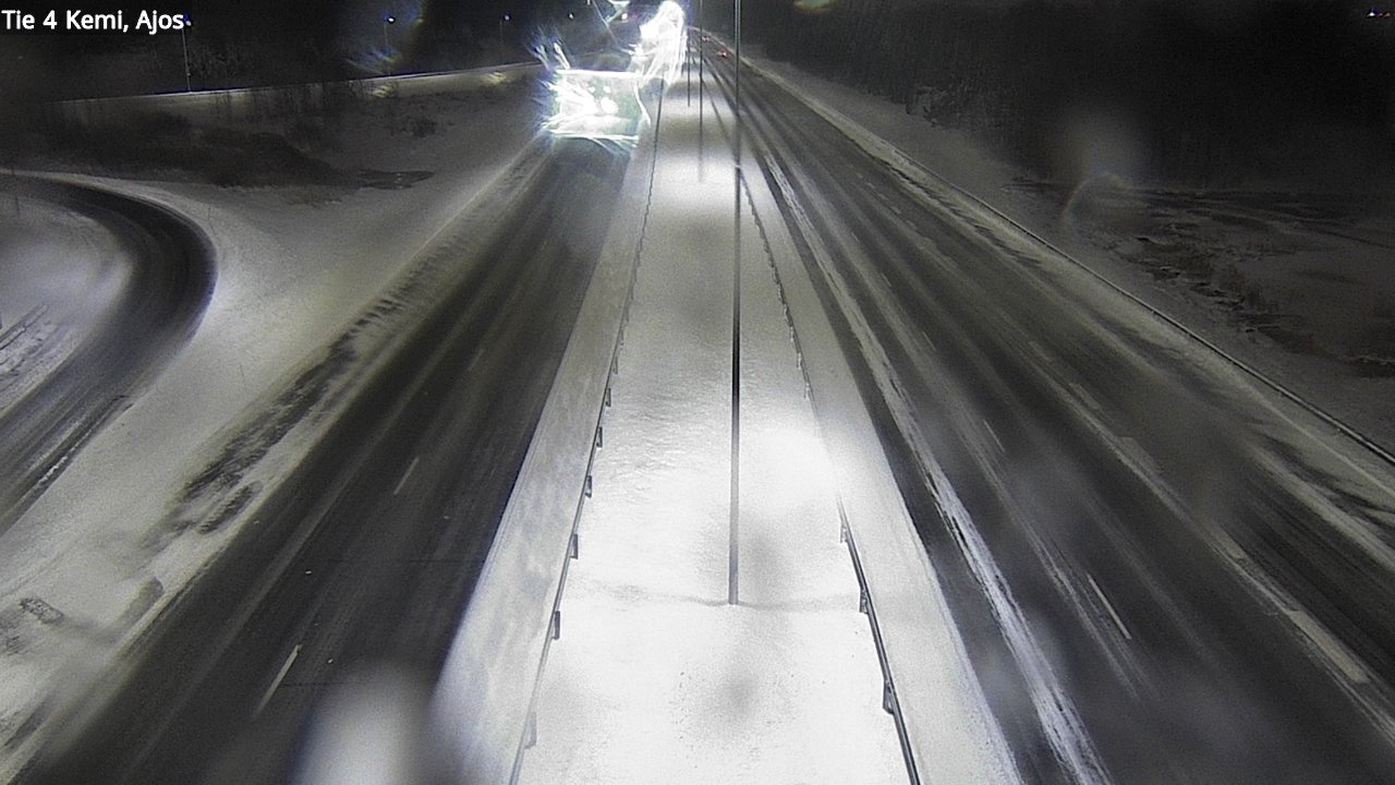 Weather Camera Image Väg 4 Kemi, Ajos, Kemi, Lappi