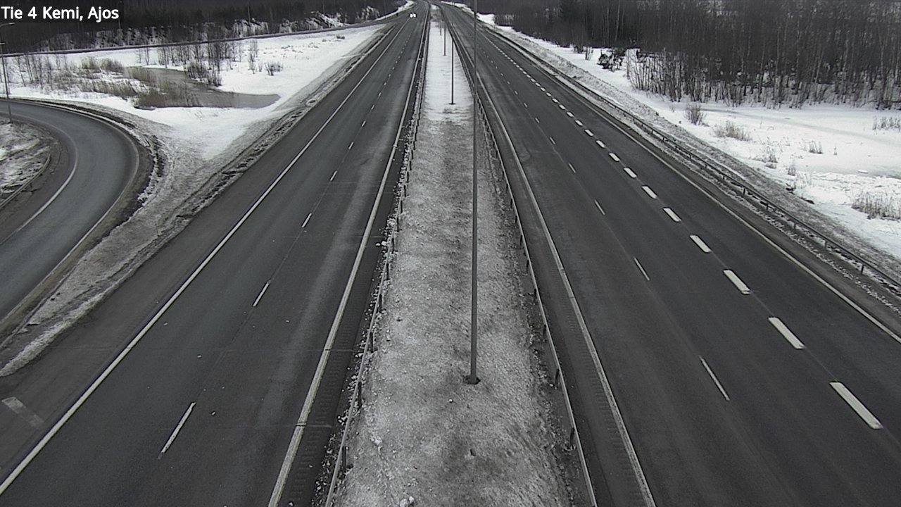 Kelikamerat Kuva Tie 4 Kemi, Ajos, Kemi, Lappi