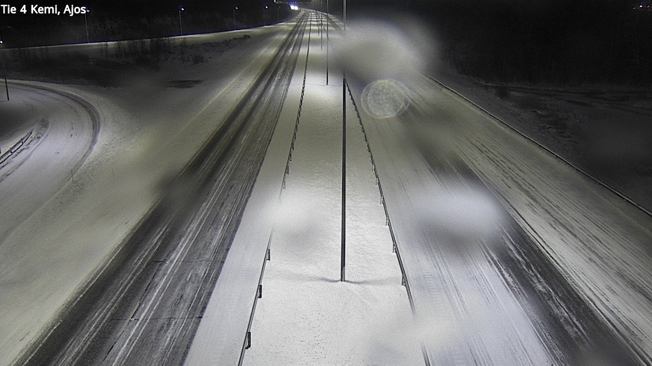 Weather Camera Image Väg 4 Kemi, Ajos, Kemi, Lappi