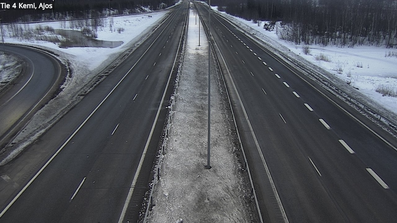 Kelikamerat Kuva Tie 4 Kemi, Ajos, Kemi, Lappi