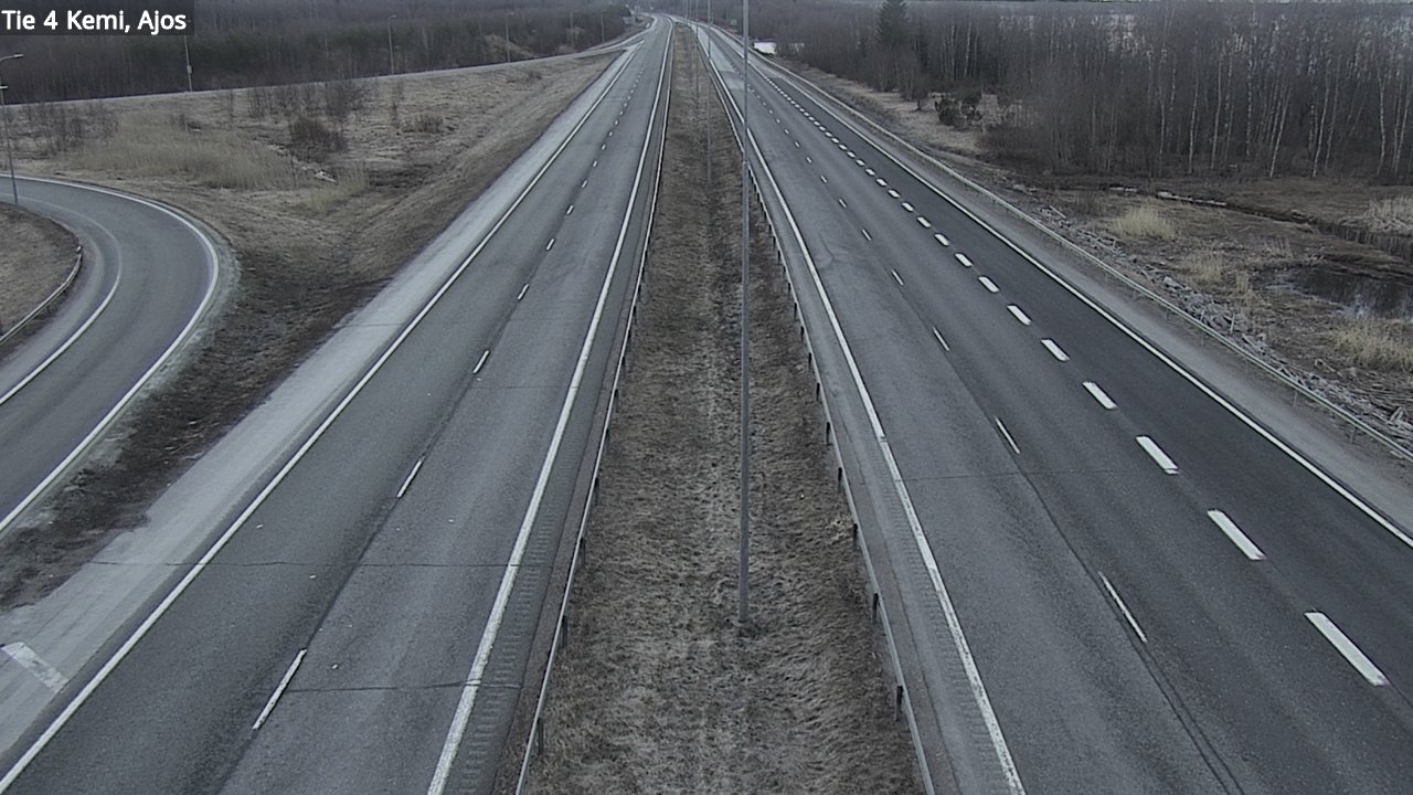 Weather Camera Image Road 4 Kemi, Ajos, Kemi, Lappi