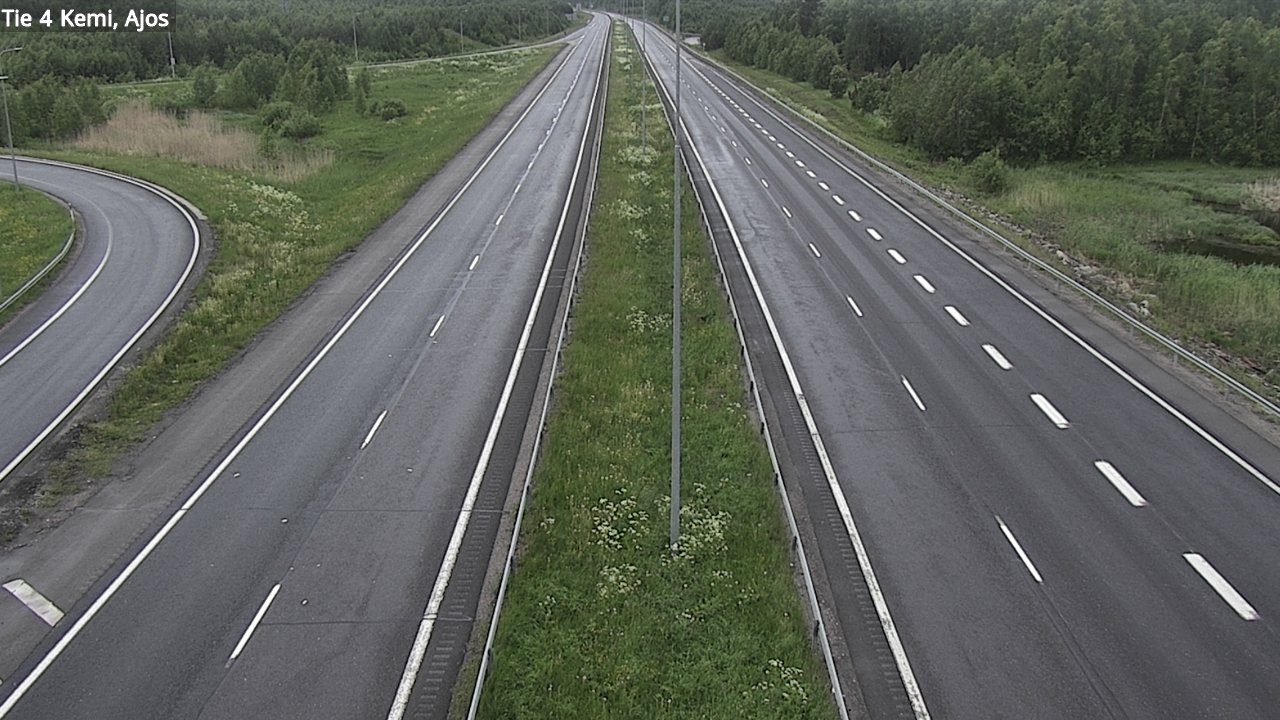 Kelikamerat Kuva Tie 4 Kemi, Ajos, Kemi, Lappi